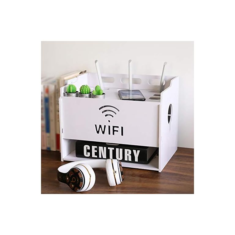 AFEO-Wand-TV Schrank WiFi Router Set Top Box Aufbewahrungsbox Sockel