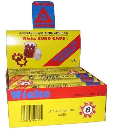 Amorces Sohni-Wicke 0240 - Lot De 12 Munitions à Anneaux, Pour Tir Et Chasse