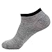 Produktbild Lannister Frauen Bequeme Baumwolle Socke Short Knöchel Chel Unisex Hausschuhe Socken Festlich Bekleidung Alltagssocken Für (Color : Grau, Size : One Size)