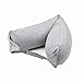 Produktbild CHSHY Nackenkissen, U-Shaps-Multifunktions-Mikropartikel-Kissen, zervikale Vertebra Kopfstütze Ultra Comfort Support für Reisen mit Flugzeug, Bus, Zug & Home,Gray