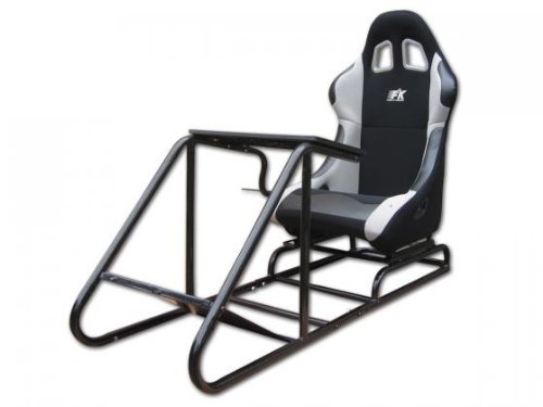 Preisvergleich Produktbild Game Seat für PC und Spielekonsolen Stoff schwarz / grau