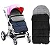 Produktbild AUVSTAR Baby Schlafsack, Universal 3 in 1 Kinderwagen Anhang Matte Fußsack Abdeckung Kinderwagen Bunting Tasche Wasserdicht Winddicht Kalt-Beweis Abnehmbar (Grau)