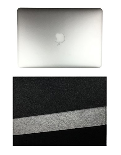 TheVery® – Designer Case Tasche Hülle für 12“ Tablet, Laptop, Netbook wie Apple Macbook Air Pro: Innenmaß: 30x22cm – Außenmaß: 34x25cm - 6