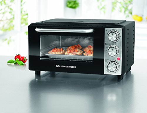 CLEANmaxx 04015 Mini Oven and Grill | 13 Litre | 1000 Watts | Incl. Wire Rack