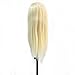 Neverland Beauty 70% Real Hair 24 Inch Hairdressing Equipment Training Head With Free Clamp For College And Professional Use