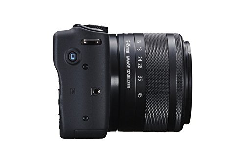 Canon EOS M10 Kit Fotocamera Mirrorless con Obiettivo EF-M 15-45 mm, 18 Megapixel, Nero