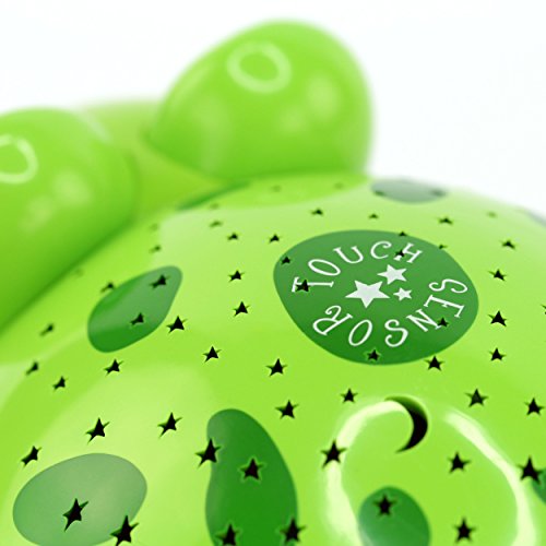 ANSMANN Sternenlicht Frosch LED Nachtlicht Sternenhimmel Projektor Einschlafhilfe für Kinder Babys Stimmungslicht Orientierungslicht Nachttisch Beleuchtung – geprüfte Materialien - 4