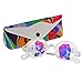 Price comparison product image GS&GM Kaleidoscope Glasses Rave Glasses Round FramePrism Glasses Used For EDM PartyClear