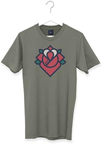New Future People Rose Graphic Tattoo T Shirt (X-Large)