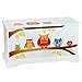 Children's Storage Bench Child Chest Bench Motif: Owls Toy Storage Box Seat with Storage Space for Toys