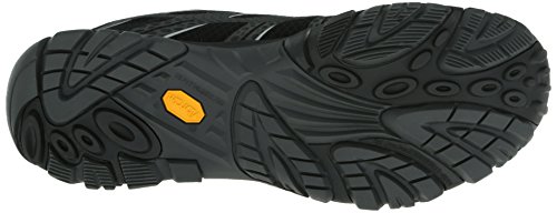 Merrell Moab Edge, Zapatillas de Senderismo Hombre, Negro (Black/Grey), 40 EU (6.5 UK) - Merrell