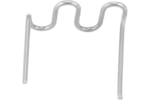 ‎QIILU 0,8mm wave staples, Qiilu 100 Stücke 0,8mm Auto Stoßstange Reparatur Pre Cut Schweißen Heftklammern Repair Tool Kit 3 Arten Verfügbar(Wave)
