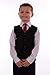 5-Piece Baby Boys Black Suit