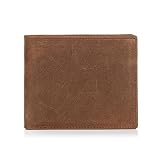 Brieftasche Männer und Frauen-Leder-Mappe Wear-widerstehendes Praktisches Handbag, das alte Weisen-allgemeine tragbare Taschen-Geldbörse wieder herstellt Ledergeldbörse für Kreditkarten, Ausweise