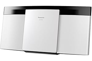 Panasonic SC-HC200EG-W Home Audio Micro System 20W, Microcadena Compacta (1 Discos, 20 W, De 1 vía, FM, Bluetooth, Amplificador Digital Dos Canales, Hi Fi, Sonido Nítido), Color Blanco