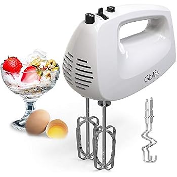 Batteur électrique Bestron 400W - 6 Vitesses, écran LCD, Fouets Et Crochets