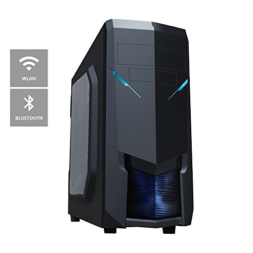 one Multimedia-PC AMD A-Serie A10-7700K, 4x 3.80 GHz (Quad Core) · 16 GB DDR3-RAM · 1000 GB HDD · DVD-Brenner · ASRock FM2A88M-HD+ · Cardreader · WLAN · Bluetooth · 2 GB NVIDIA GeForce GT 710, DVI, HDMI · 7.1 Sound · LAN