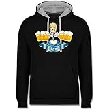 Der Kapuzen-Sweater ist für Damen und Herren geeignet, hält durch seine angeraute, flauschig weiche Innenseite auch im Herbst und Winter warm und ist in vielen beliebten Farben wie Pink, Blau oder Dunkel-Grau erhältlich, ein tolles Geschenk