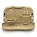 Inditradition Car Cup Holder Tray | Back Seat Dining Tray | Compatible With All Car Model, Foldable, Beige Color RS.299.00