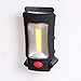 Produktbild Flashlighx 2-Modes COB LED magnetische faltende Haken-Fackel-Licht-hohe Helligkeits-800 Lumen-hängenden Arbeits-Taschenlampe Camping-Werkstatt-tragbare Lampe Searchlight