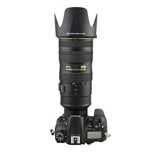 JJC - LH-48 - Pare-soleil   quivalent Nikon HB-48 - pour Nikon AF-S NIKKOR 70-200mm f 2 8G ED VR II Lens