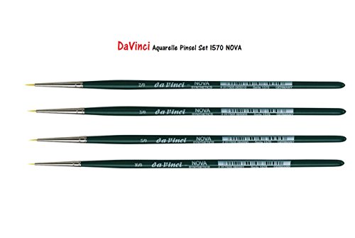 DaVinci Aquarelle Pinsel Set 1 570 NOVA 0/2, 0/3, 0/5, 0/10 - 3