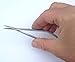 Pathfinder Technologies ® Palm Handled Micro Nail Scissors (Curved) for Ear, Nose, Eyebrow and Eyelash hair trimming. In fact perfect for all tiny difficult to get to ingrowing and irritating hairs!