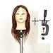 Hairdressing 100% Real Hair Training Head with clamp