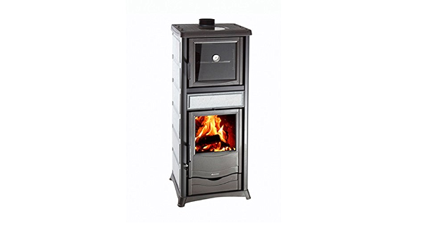 La Nordica - Stufa a Legna Rossella Plus con Forno Evo Finitura Pietra  Naturale da 55,9cm : Amazon.it: Fai da te