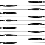 12 Packs Multifunctional Hearing Aid Cleaning Kits with Brush and Wire Cleaner for Sound Tubes, Hearing Aid Cleaning Brush with Magnet for Universal Cleaning