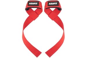 AZU Straps Gym Gimnasio - Correas Levantamiento de Pesas - Accesorios Gimnasio - Pesas - Agarre Gym -Correas Halterofilia