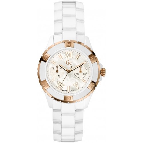 Guess Damen Analog Quarz Uhr mit Edelstahl Armband X69003L1S