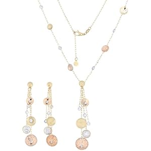 Gioiello Italiano - Gold überzogen drei Farben Glitter