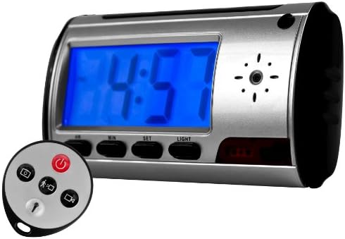 Spy Digital Alarm Clock DVR with Motion Detector w/ 4GB
