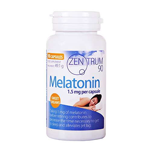 Melatonina con melisa, tila, valeriana, pasiflora y amapola californiana – Suplemento alimenticio con extracto de plantas que ayudan a descansar – 90 cápsulas