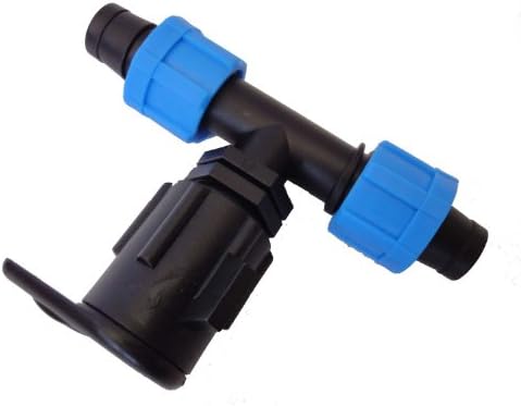 T piece for 17mm Drip Tape Irrigation Hose to Lay Flat x3