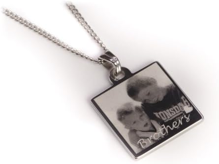 Baby Creations Photo Engraved Pendant, Personalised Gift, Your Favourite Picture on a Necklace with Name or Message. Personalised Keepsake