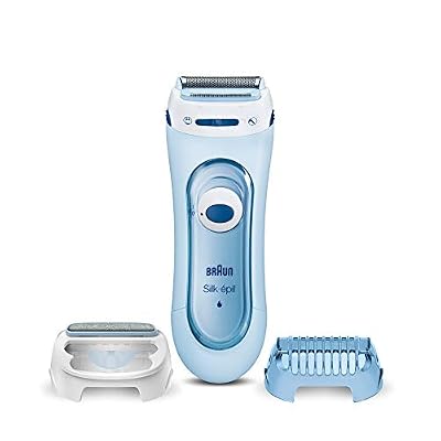 Braun Silk-épil 5 – 160 – Rasoir Féminin Sans Fil 3 en 1 Wet & Dry, système de rasurado, Cisaille et Exfoliation, 2 accessoires, bleu