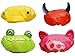 Present Time Silly Animal Shower Cap, Animal Styles, Yellow/Pink/Green RS.9003.00