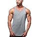 Produktbild Tukistore Herren Männer Muscle Gym Stringer Tank Top Bodybuilding Stringer Sportliches Training Fitness T-Shirts Weste