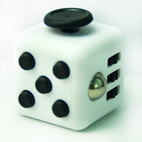 JINGBOSHI Fidget Cube Toy Anxiety Attention Stress Relief Stocking stuffer Relieves Stress (white)