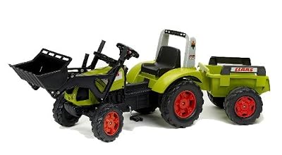 Falk - 1040M - Vélo et Véhicule pour Enfant - Tractopelle - Claas Arion 430 et Remorque