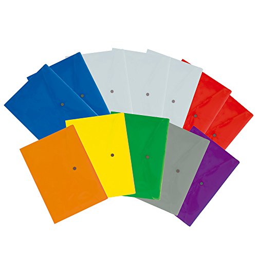 Plus Office B804-BG - Set 12 dossiers con broche surtidos Plus Office B804-BG - Set 12 dossiers con broche surtidos