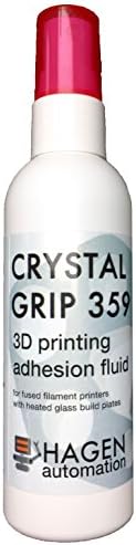 Crystal Grip 359 - 3D printing adhesion fluid for 3D printers with glass beds