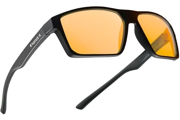 Horus X - Lunette Gaming | Lunette anti lumière bleue Homme Femme pour Ecran | Anti Fatigue & Migraine Oculaire | Lunette Gaming V3