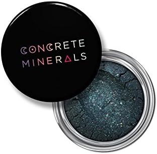 Concrete Minerals Kinky Eye Shadow Black Base Teal Vegan One Size