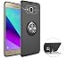 Produktbild Hülle Samsung Galaxy J7 2017[European Version],Silikonhülle Samsung J730,SaKuLa Neu Original Samsung Galaxy J7 2017 J730 Handyhüllen mit Metall 360 Rotation Verstellbarer Ring Grip Halter Ständer Personalized Design Kompatibel mit Magnetischer Autohalterung,Ultradünnen Slim Fit Stoßdämpfung Silikon Stoßfänger Tasche Handytasche Etui Bumper Soft Flexible TPU Smartphone Schutzhülle Case Cover Handycover für Samsung Galaxy J7 2017 J730-Schwarz