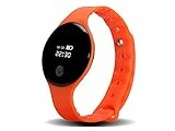 ADream Aktivität Einstellbare Touch-Farbbildschirm Smart Armband Uhr Schlaf Schrittzähler Fitness Tracker (Orange)