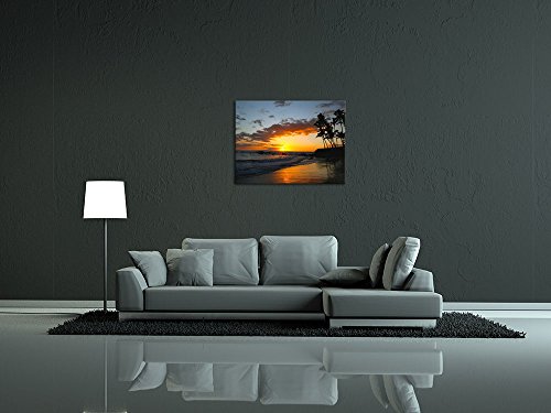 SENSATIONSPREIS Bilderdepot24 Leinwandbild mit SOMMER RABATT „Makena beach – Hawaii USA“ – 60 x 50 cm – eigene Herstellung, faire Produktion in Deutschland - 3