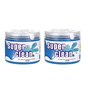 Super Clean Gel,Super car compund Gel,keybord Cleaning Gel,car Cleaning Gel,car Interior Cleaning Gel,Desktop Cleaning Gel,car Cleaner,Mobile Cleaner[320g] Pack of 2.